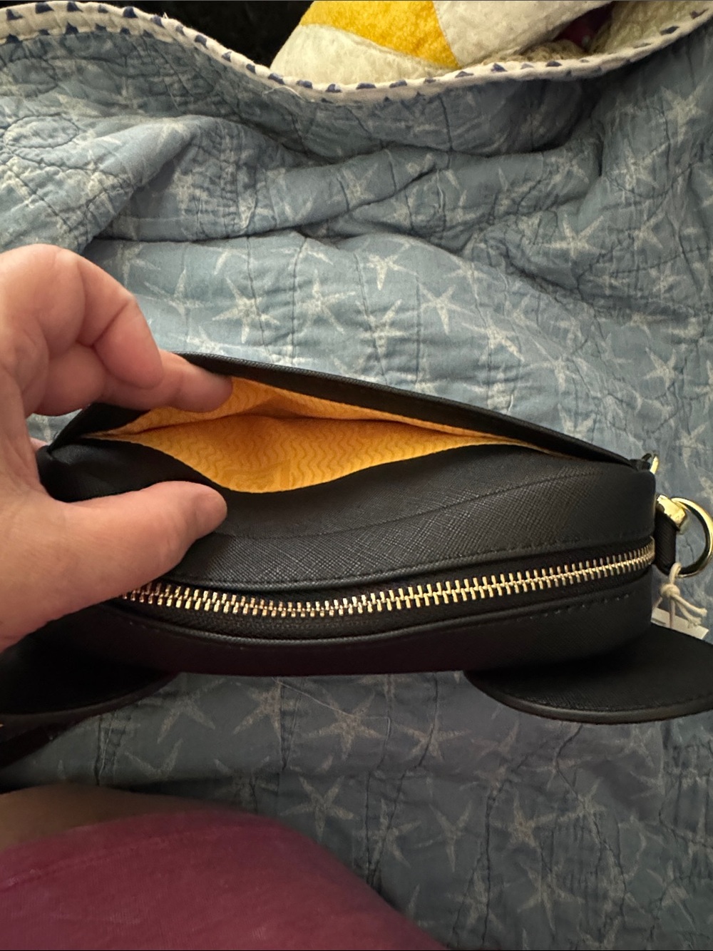HTF New Walt Disney World Annual Passholder Loungefly Crossbody with Mickey Ears - Picture 6 of 10